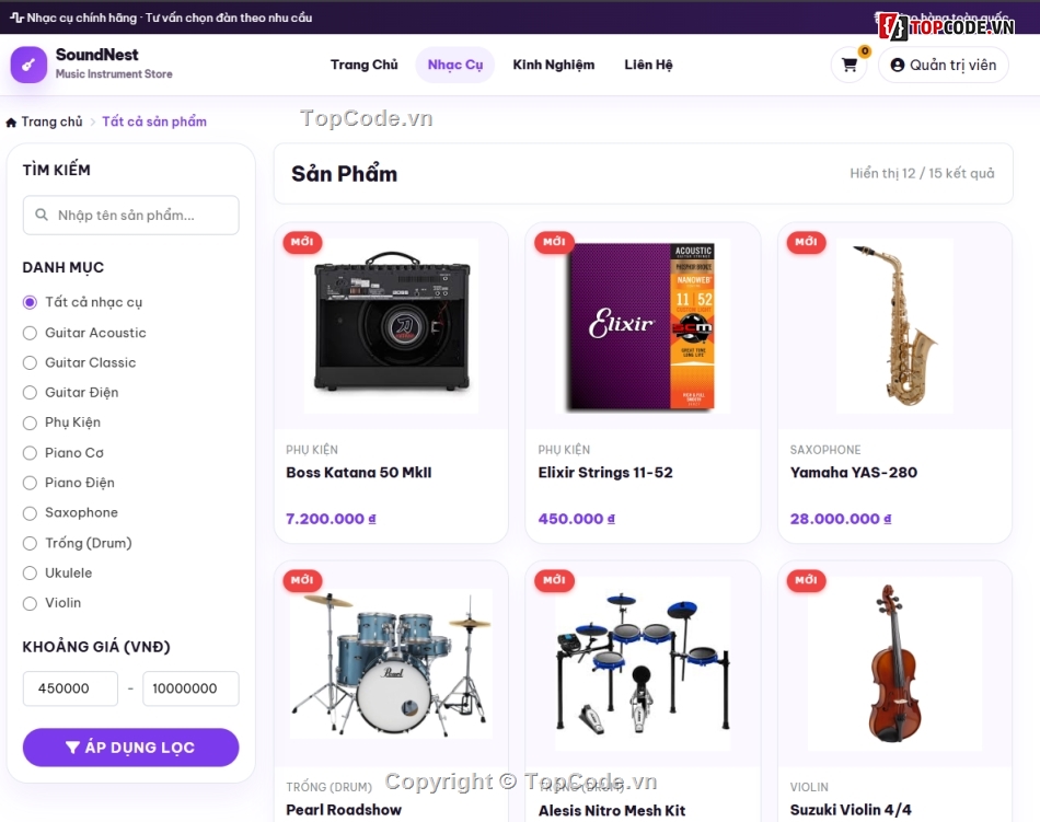 nhạc,Web bán hàng nhạc cụ,nhạc cụ